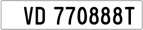 Truck License Plate
